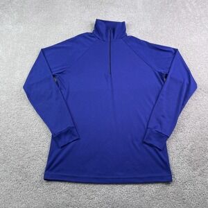 Vintage Patagonia Capilene Top Mens Large Blue Half Zip Pullover USA Base Layer